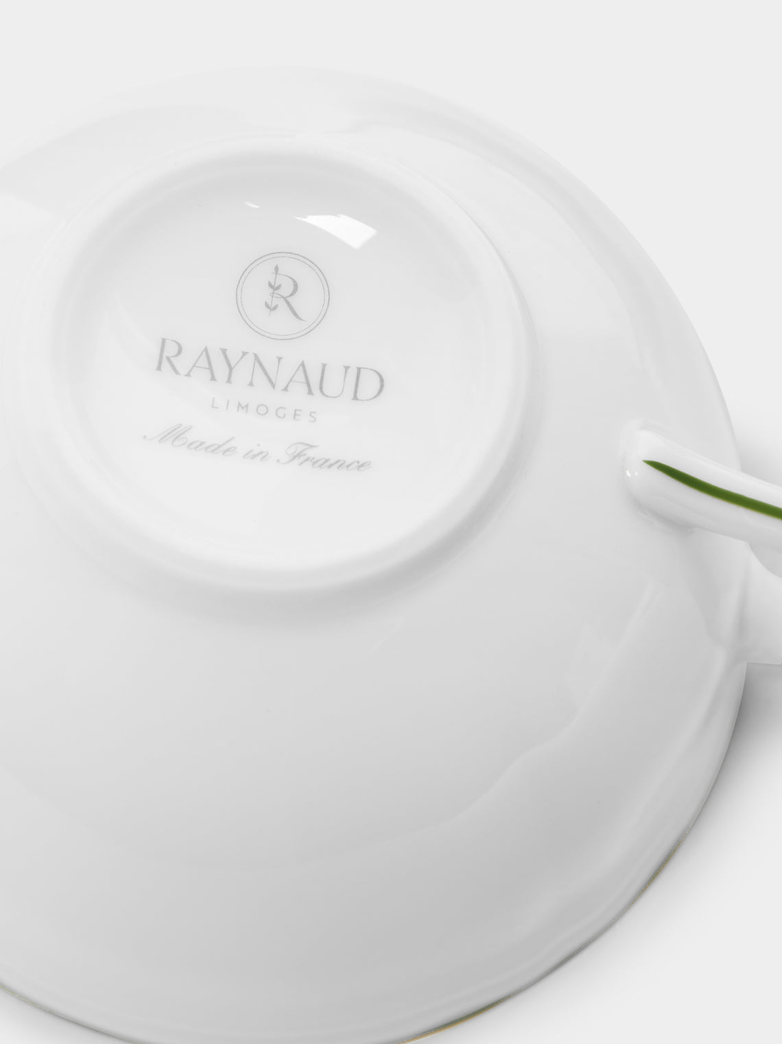 Raynaud - Touraine Hand-Painted Porcelain Teacup and Saucer -  - ABASK