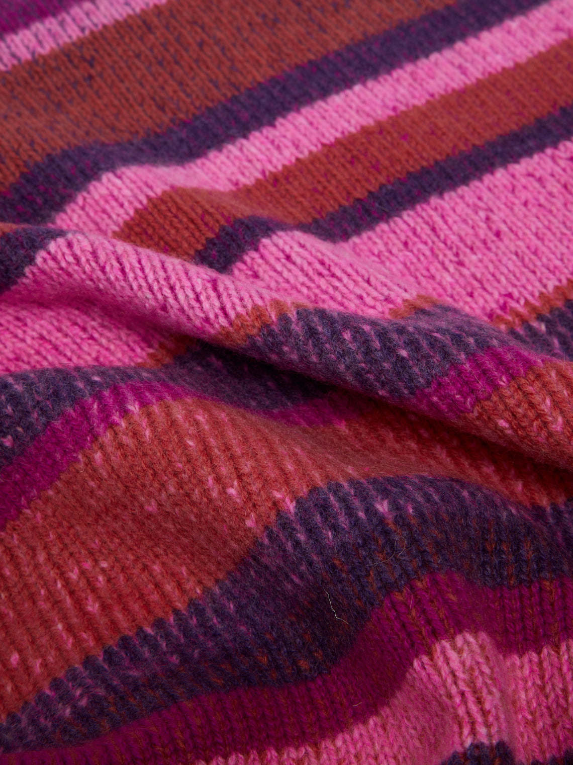 The Elder Statesman - Stripe Super Soft Cashmere Blanket -  - ABASK