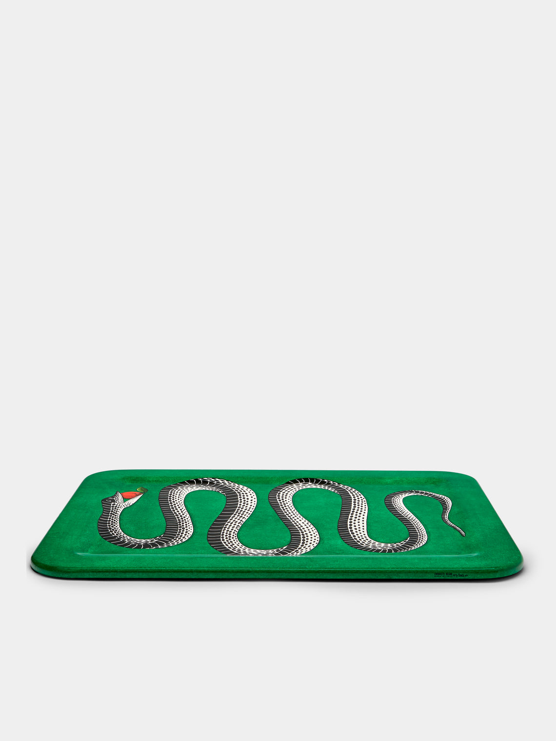 Fornasetti - Serpente Wood Tray - Green - ABASK