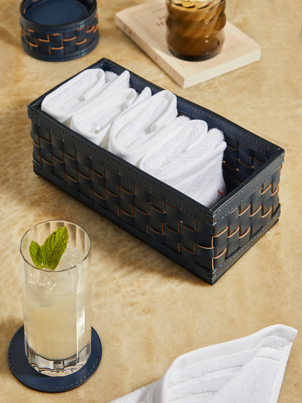 Riviere - Barcelona High Rectangular Leather Basket -  - ABASK