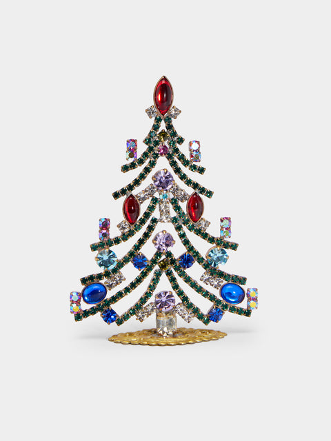 Antique and Vintage - 1930s Czech Jewelled Medium Christmas Tree -  - ABASK - 