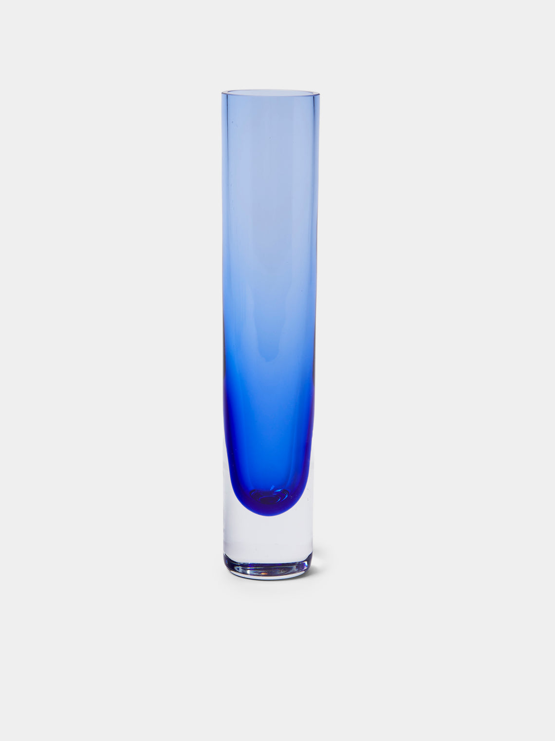 Antique and Vintage - Mid-Century Glass Bud Vases (Set of 8) - Blue - ABASK
