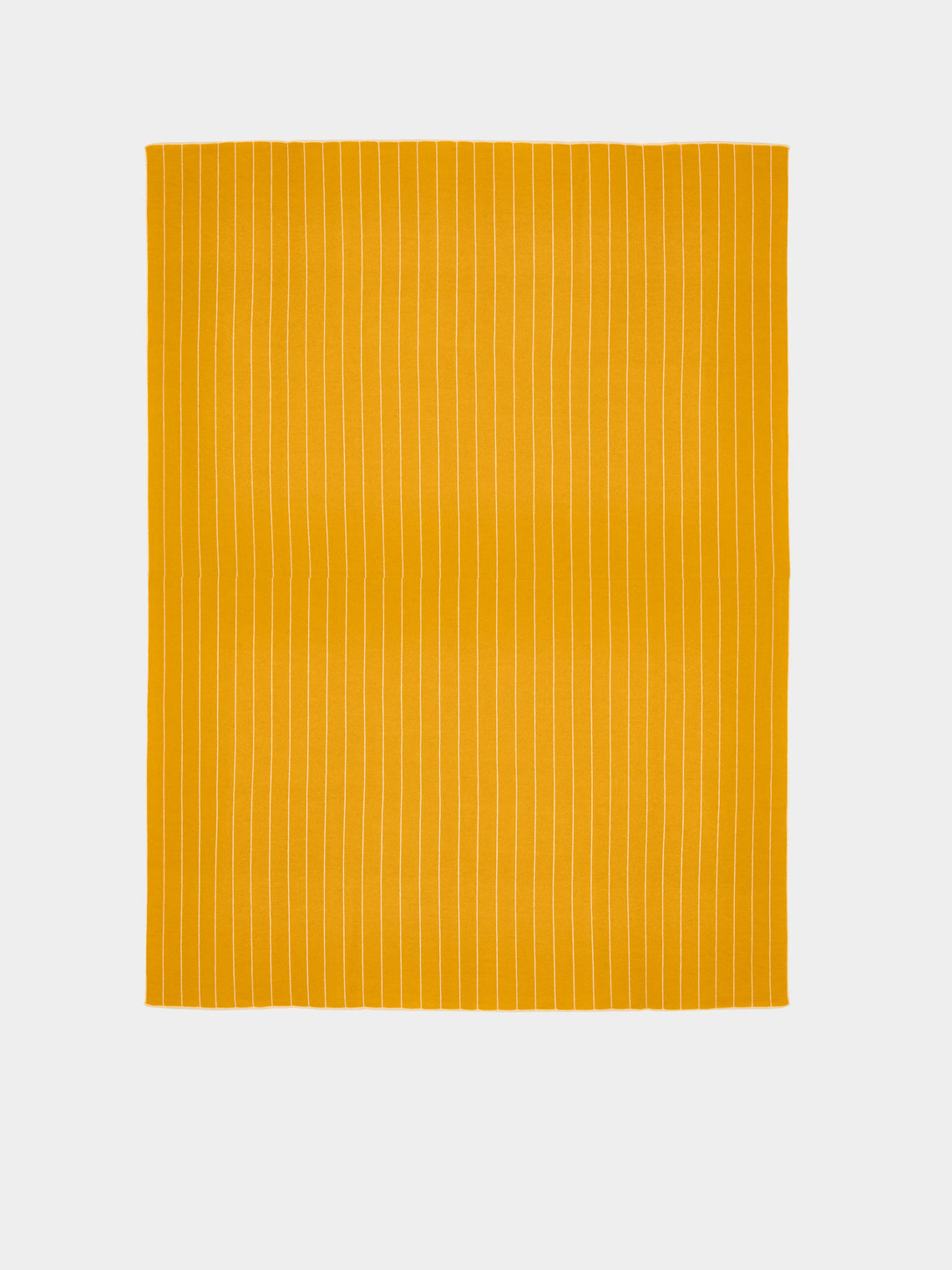 The Stroud - Cornfield Cotswold Lion Wool Blanket (82in/2.1m) - Yellow - ABASK