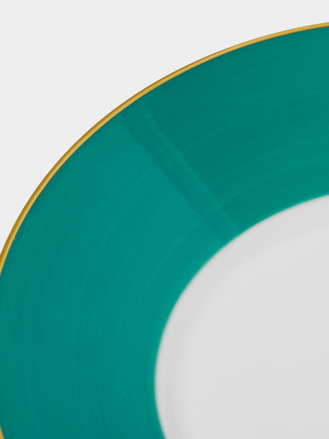 Robert Haviland & C. Parlon - Coco Hand-Painted Porcelain Breakfast Cup and Saucer (Set of 2) - Green - ABASK