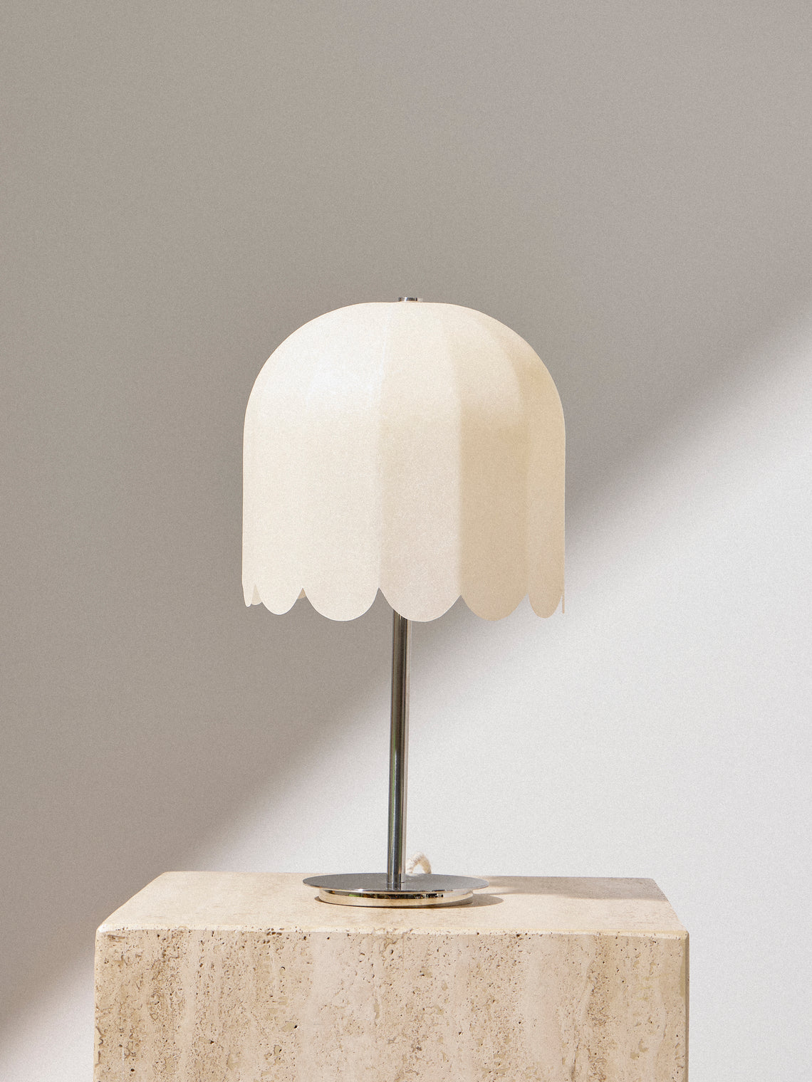 Kilzi - The Feather Fiberglass and Japanese Paper Desk Lamp - Ivory - ABASK