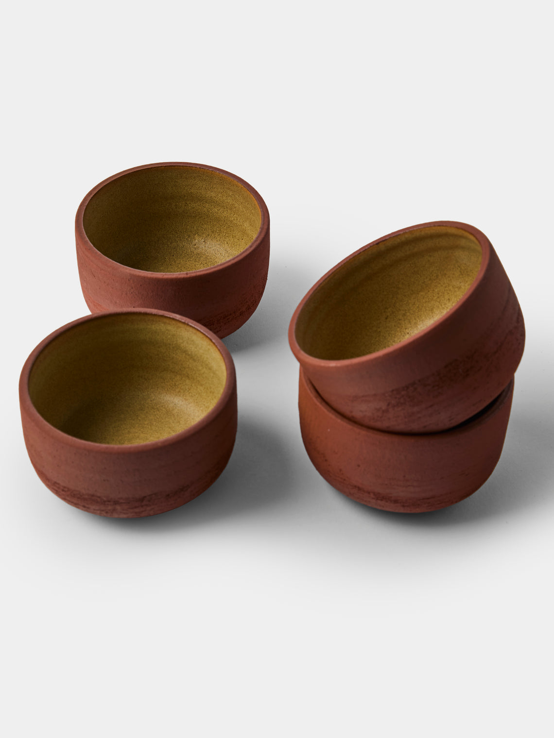 Andrea Tsang - Terra Stoneware Small Bowls (Set of 4) - Natural - ABASK