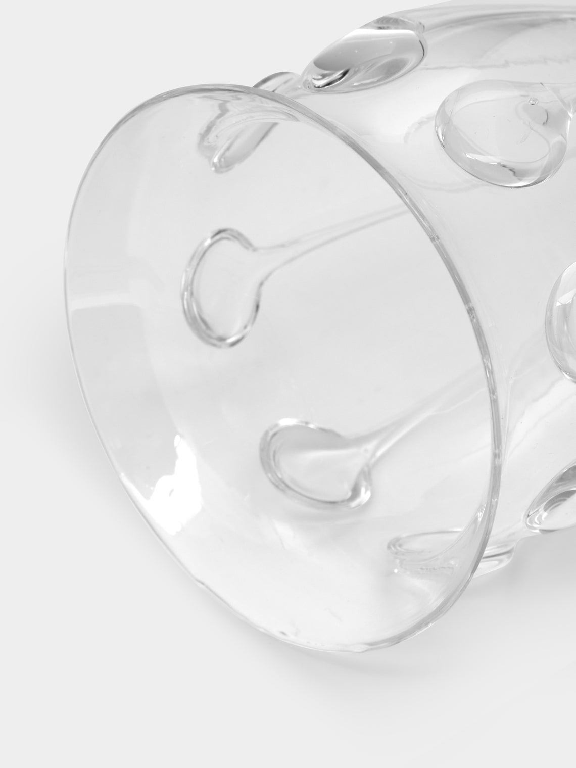 Hand-Blown Glass Vase (6.5in/16.5cm)