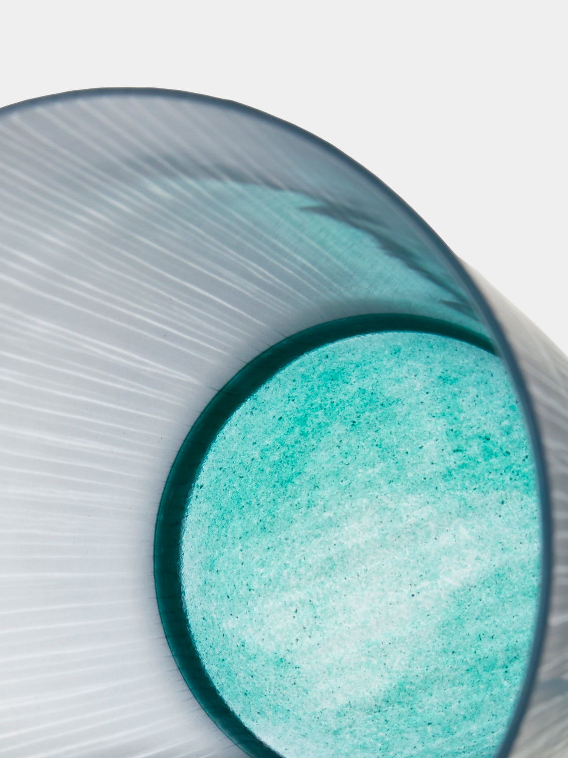 Takeyoshi Mitsui - Silence Hand-Blown Glass Tumblers (Set of 2) - Blue - ABASK