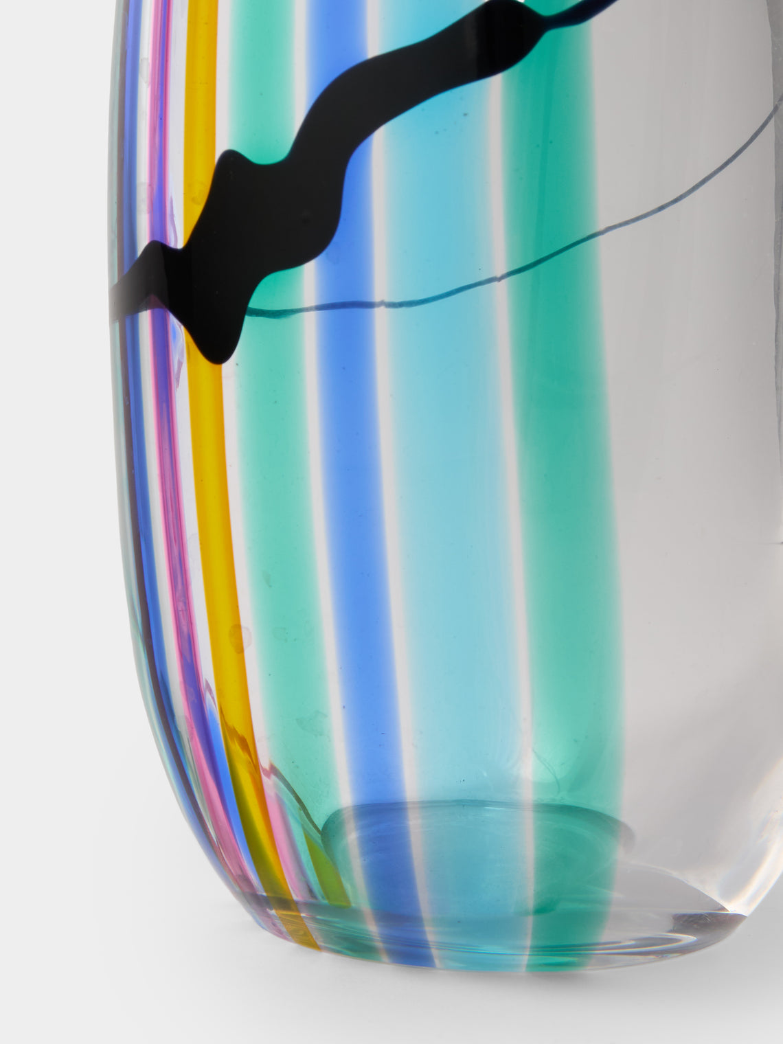 Antique and Vintage - 1970s Livio Seguso Murano Glass Vase (10in/26cm) - Multiple - ABASK