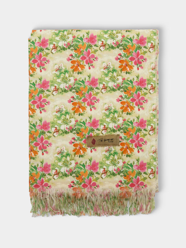 The House of Lyria - Floral Linen Rectangular Tablecloth (137.5in/3.5m) - Multiple - ABASK - 