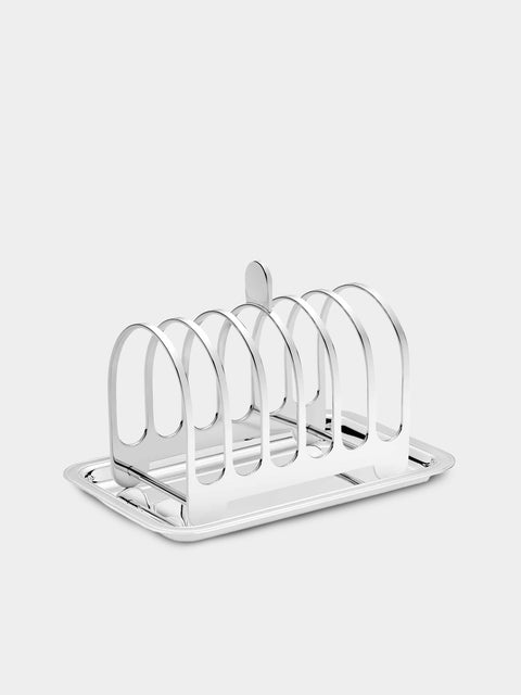 Puiforcat - Normandie Sterling Silver Toast Holder with Tray - Silver - ABASK - 