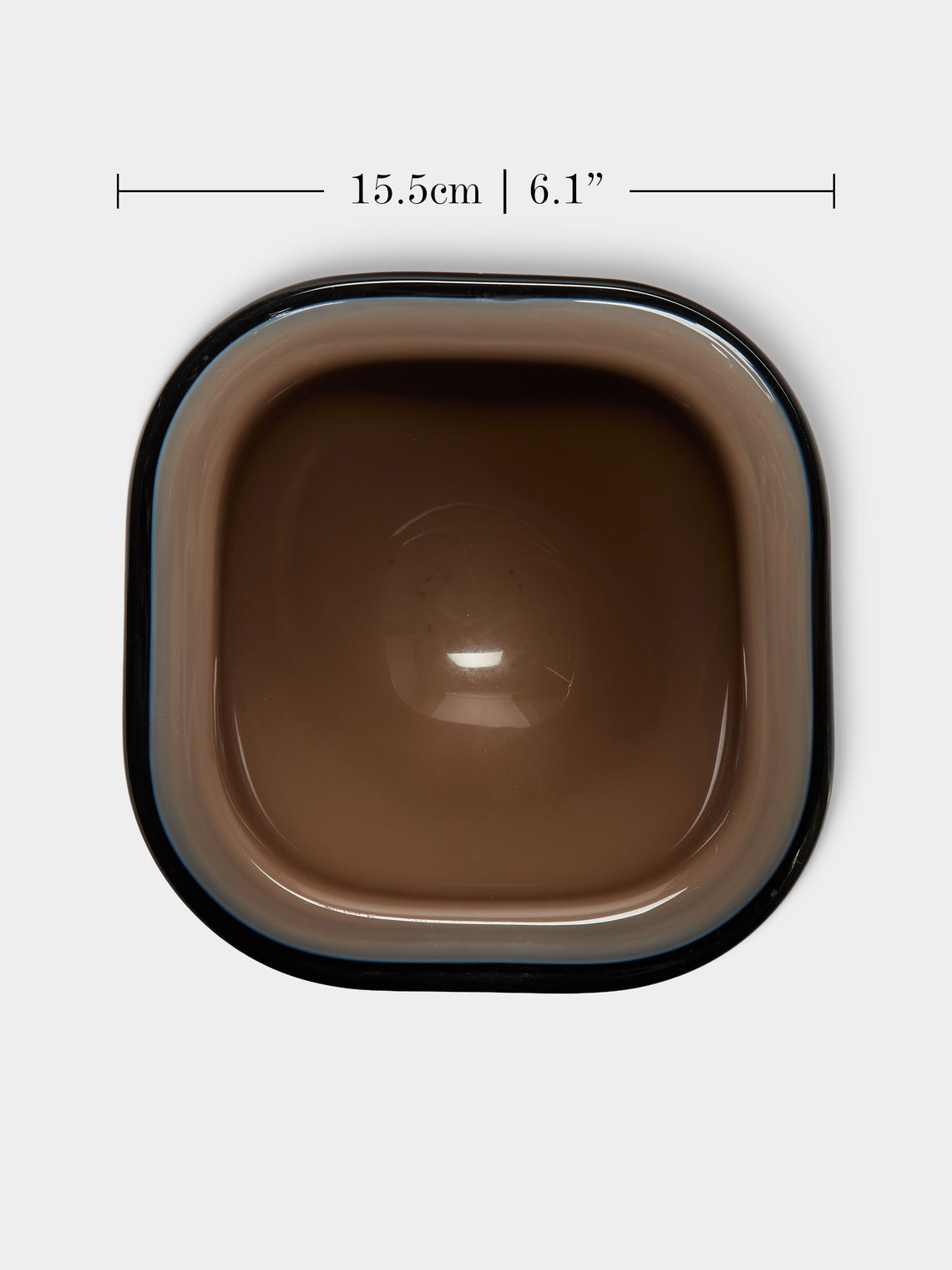 Antique and Vintage - Mid-Century Murano Glass Ashtray - Brown - ABASK