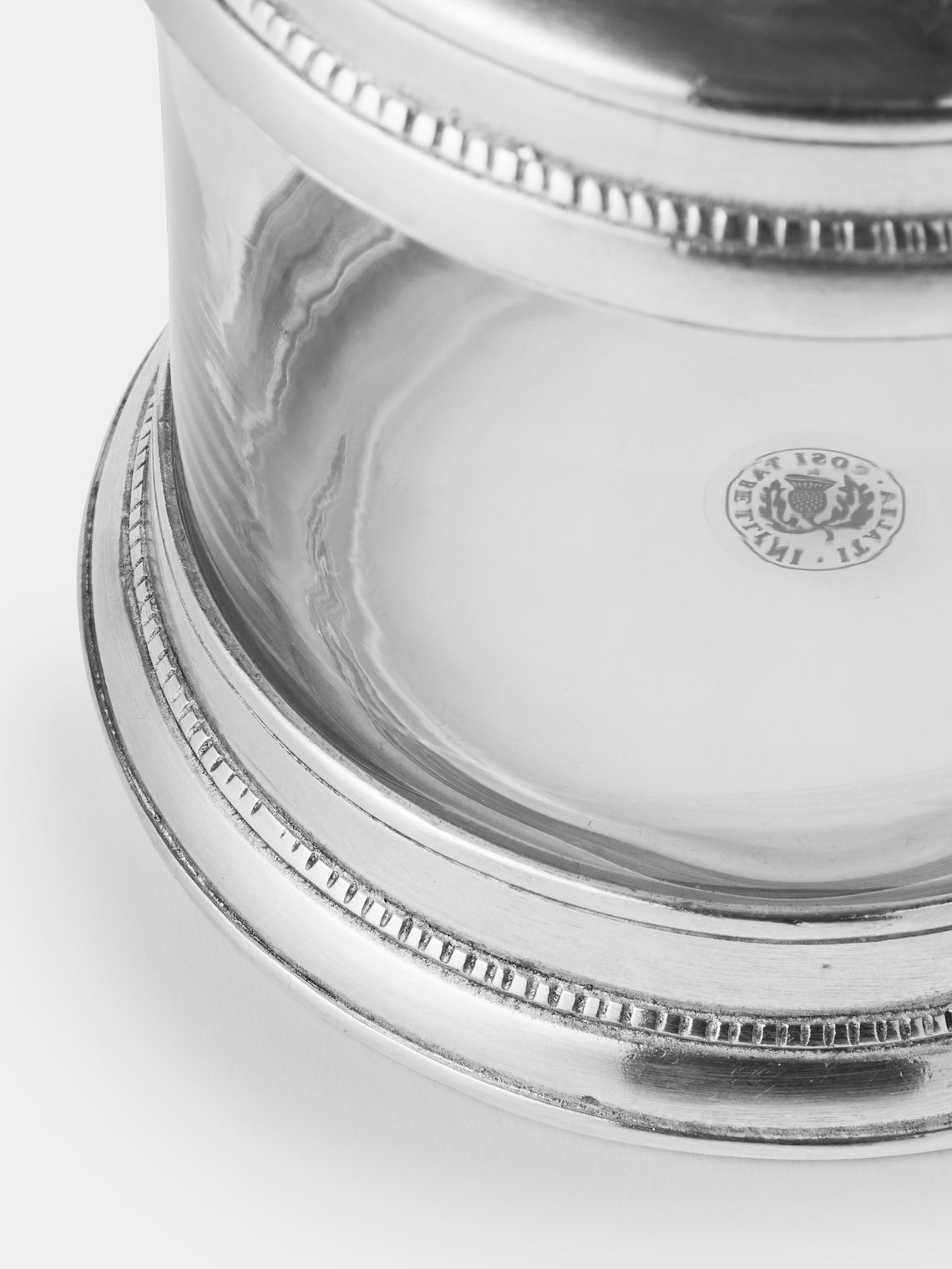 Cosi Tabellini - Toscana Pewter Cotton Wool Jar - Silver - ABASK
