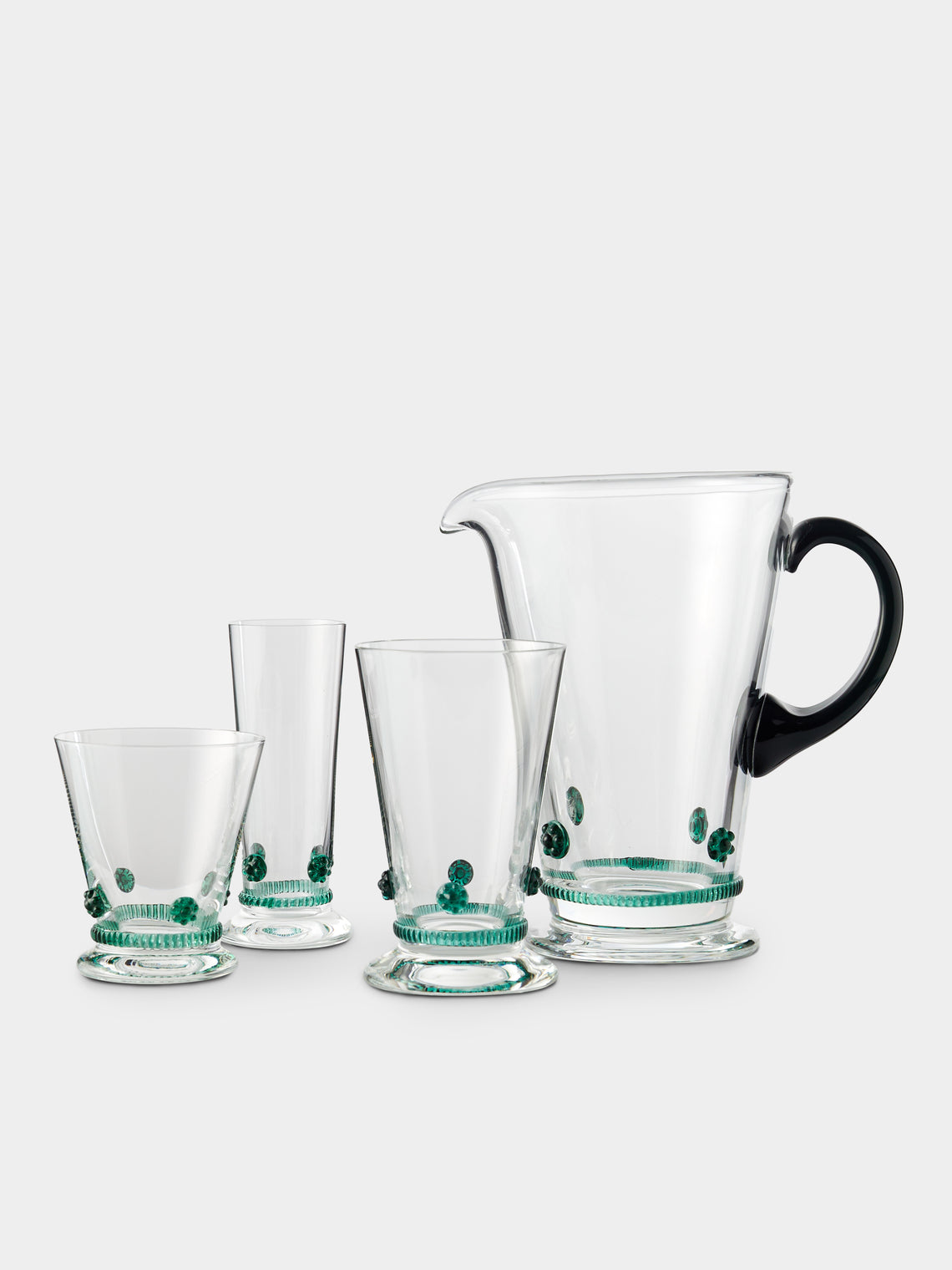 Theresienthal - Bacchus Hand-Blown Crystal Collection - Green - ABASK - 