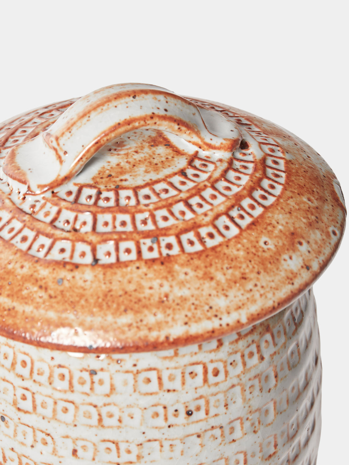Matthew Foster - Ceramic Spaghetti Jar - White - ABASK