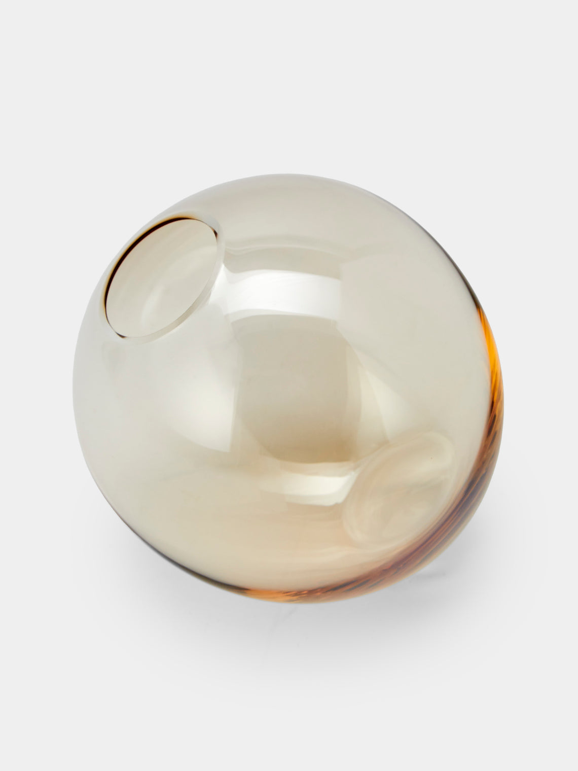 Lobmeyr - BV60 Flower Hand-Blown Crystal Bud Vase (4in/10cm) - Gold - ABASK