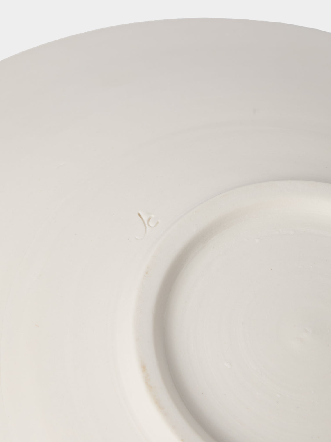 Johanne Coker - No. 7 Hand-Thrown Porcelain Bowl - White - ABASK