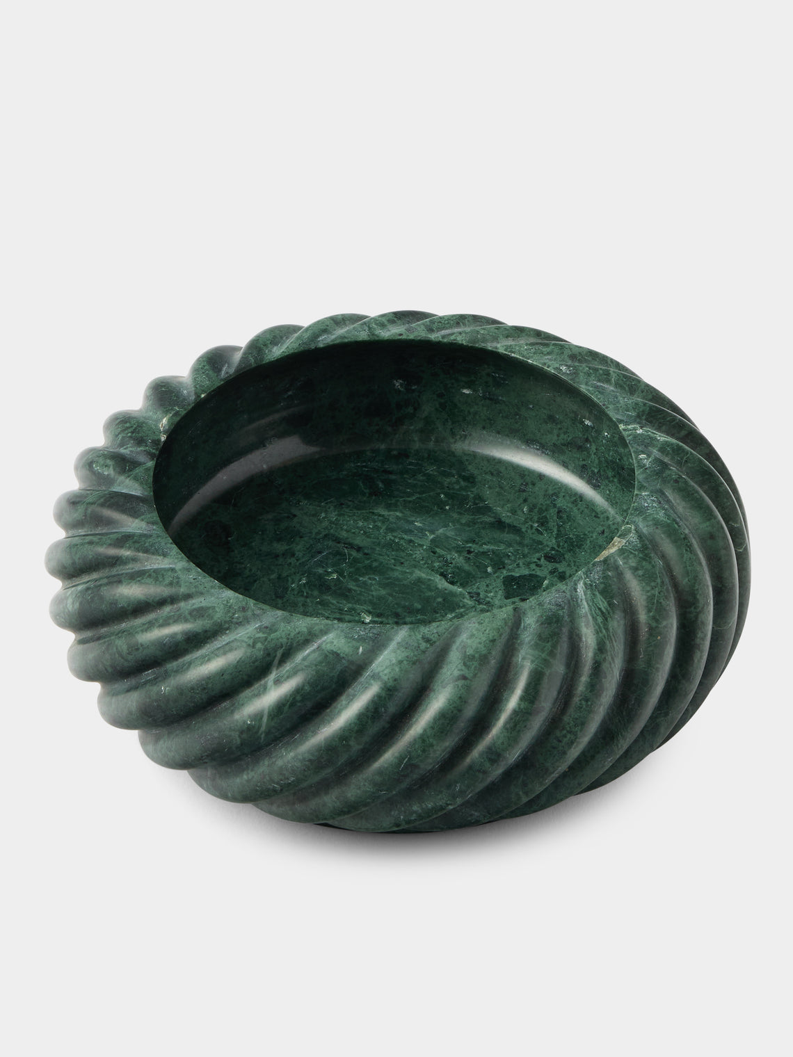 Anastasio Home - Cruller Marble Bowl - Green - ABASK