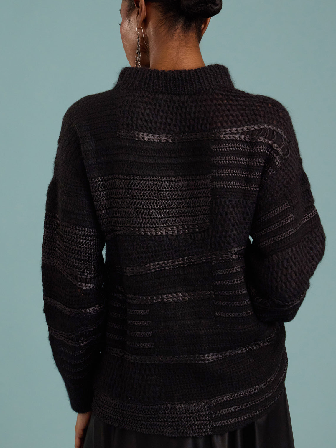 Heirlome - Vida Silk and Cashmere-Blend Sweater | Size: S - Black - ABASK