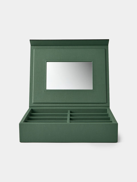 Giobagnara - Leather Glasses Box - Green - ABASK