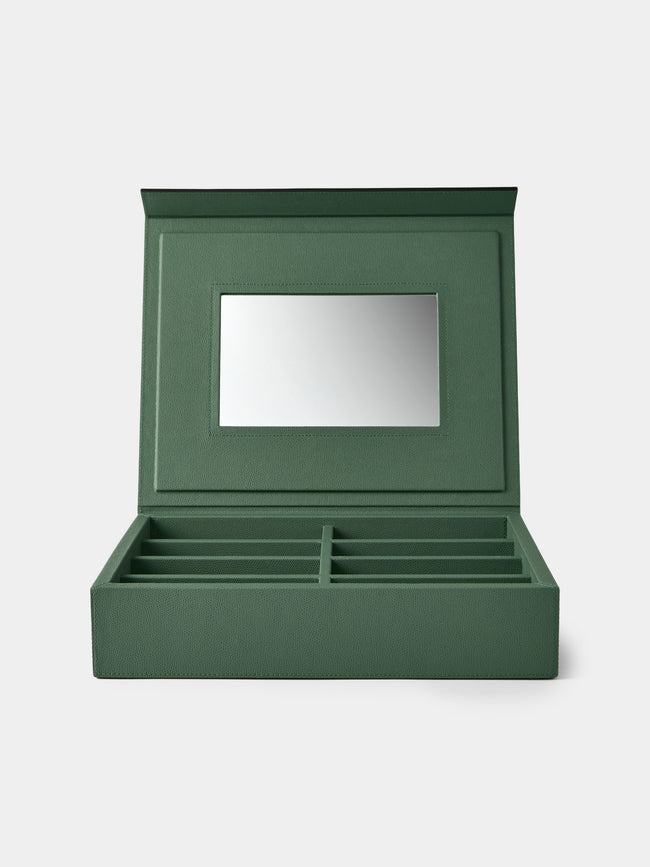 Giobagnara - Leather Glasses Box - Green - ABASK