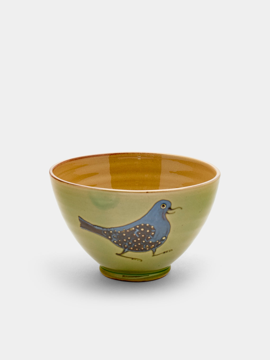 Poterie d’Évires - Flowers and Birds Hand-Painted Ceramic Bowls (Set of 6) - Multiple - ABASK