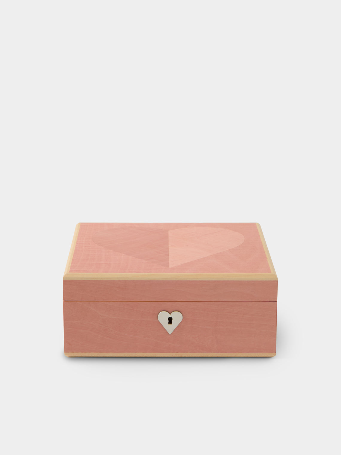 Linley - Henley Heart Sycamore Box - Pink - ABASK - 