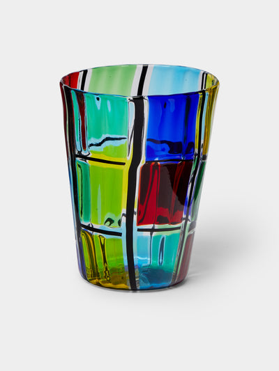 F&M Ballarin - Carnevale Hand-Blown Murano Glass Tumblers (Set of 6) -  - ABASK- 