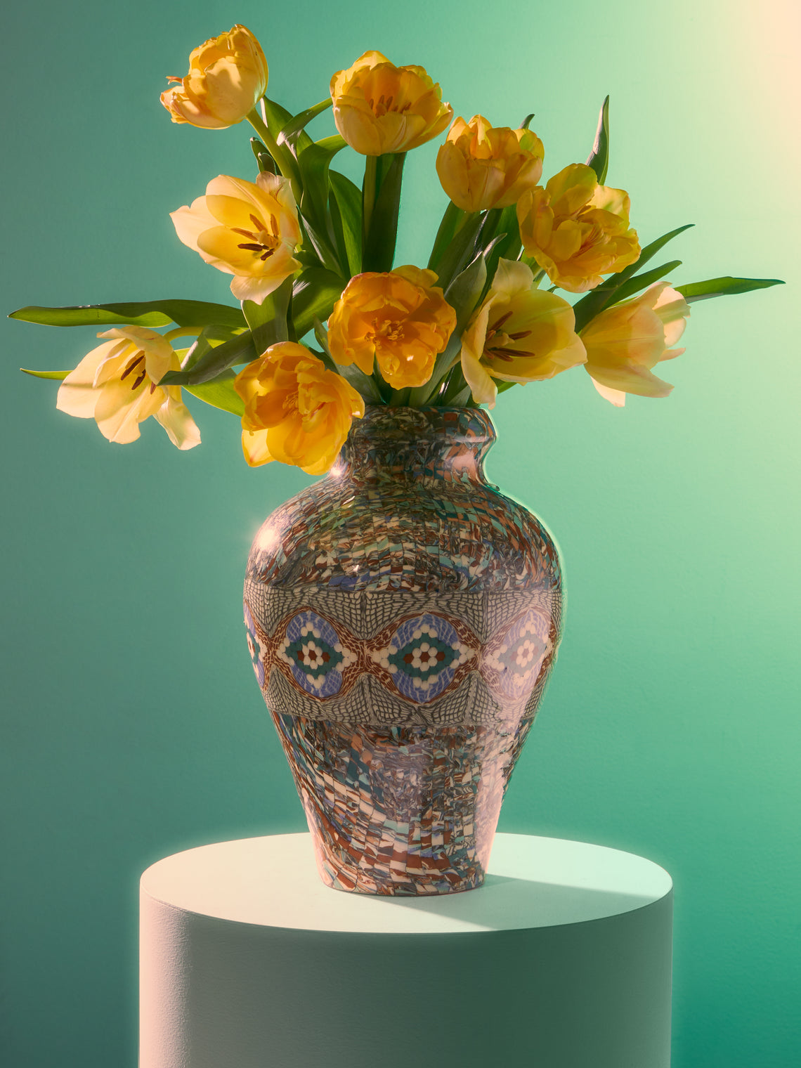 Antique and Vintage - 1950s Jean Gerbino Vallauris Ceramic Vase -  - ABASK
