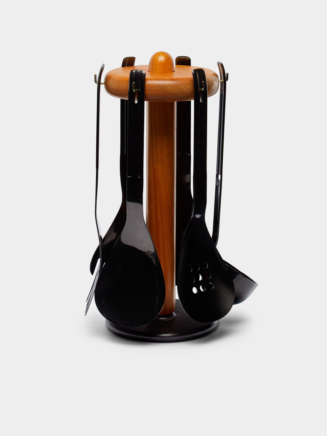 Antique and Vintage - Mid-Century Carl Auböck for Ostovics Culinar Steel Utensils with Holder (Set of 6) -  - ABASK - 