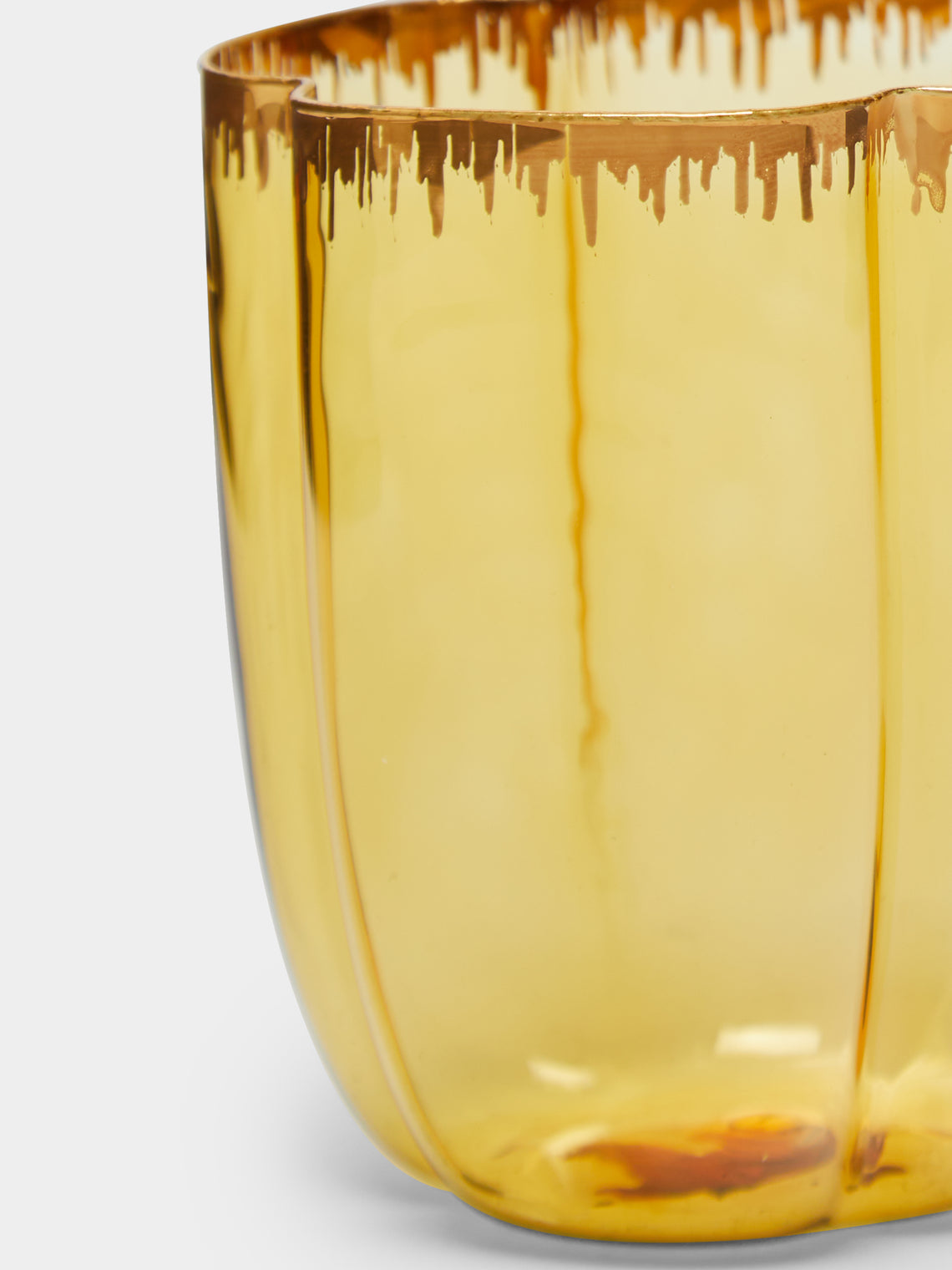 Pinto - Chance Hand-Blown Glass Tumblers (Set of 2) - Yellow - ABASK