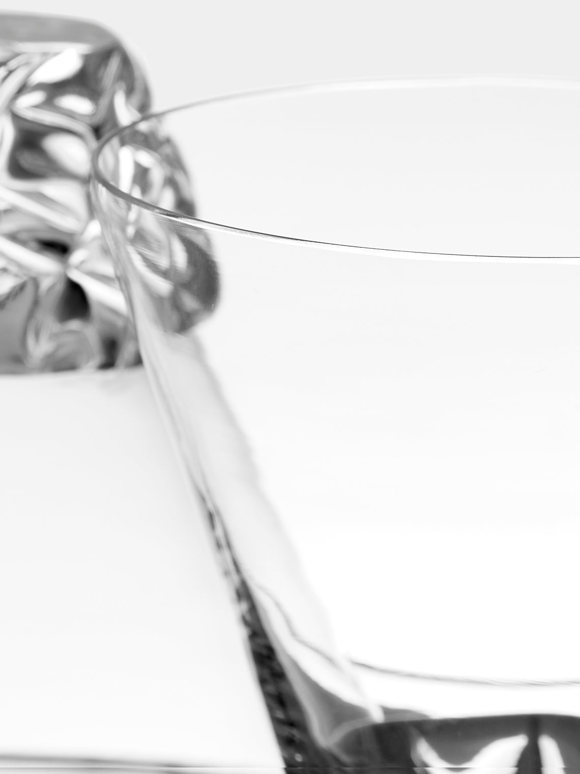 NasonMoretti - Archive Revival 1965 Hand-Blown Murano Glass Highballs (Set of 2) - Clear - ABASK