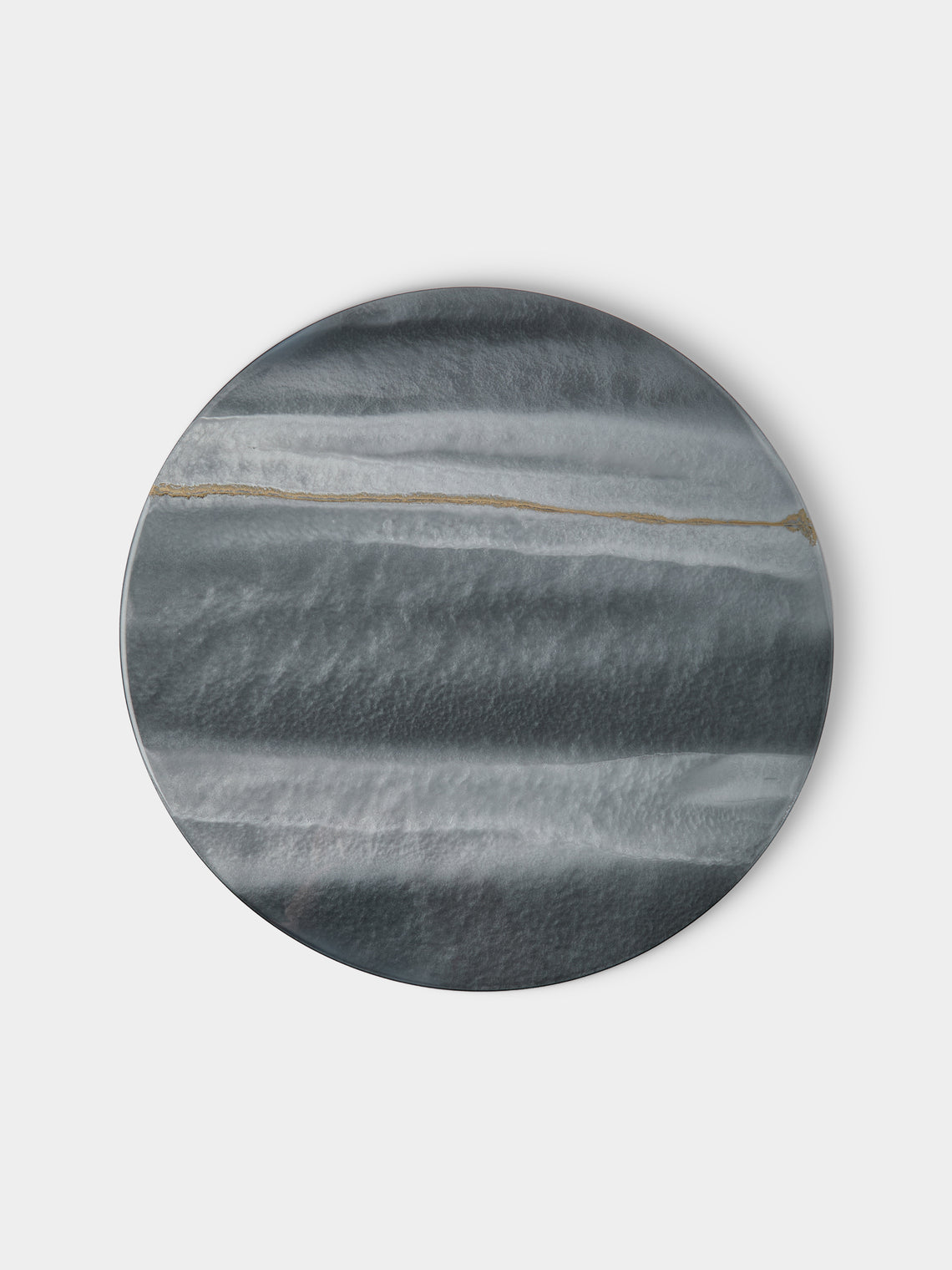 MAAR Design - | Set of 4 | Cenere Hand-Painted Lacquered Placemats - Gray - ABASK