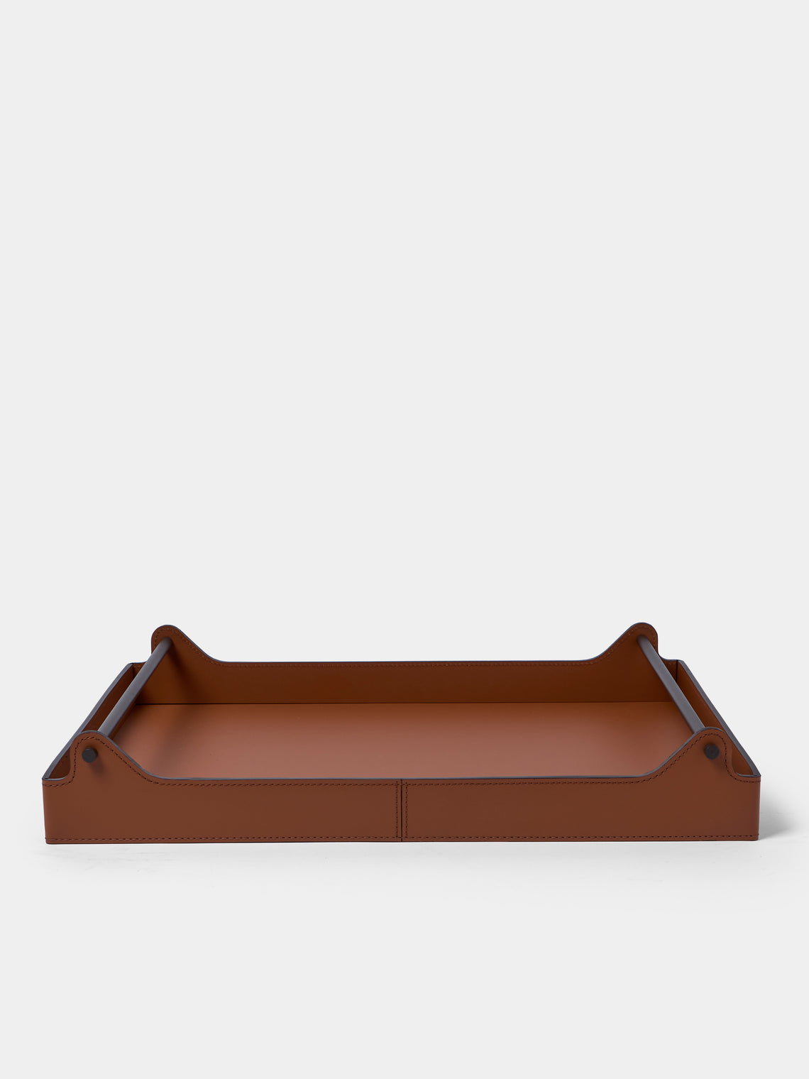 RUDI - Circuit Leather Tray (20in/50.5cm) - Tan - ABASK