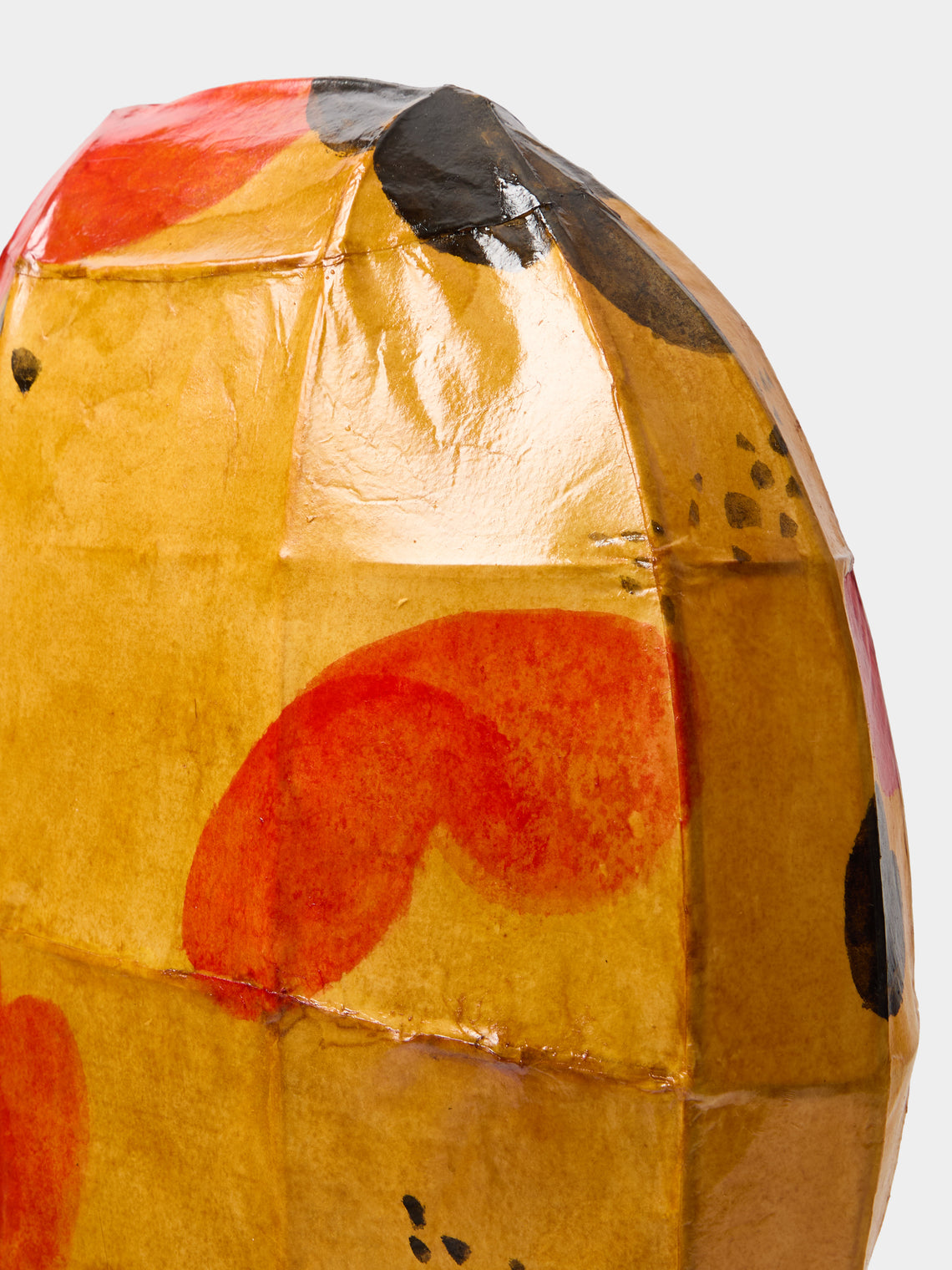 Yuxuan Huang - Mountain Hand-Painted Kozo Paper and Wood Table Lamp - Multiple - ABASK