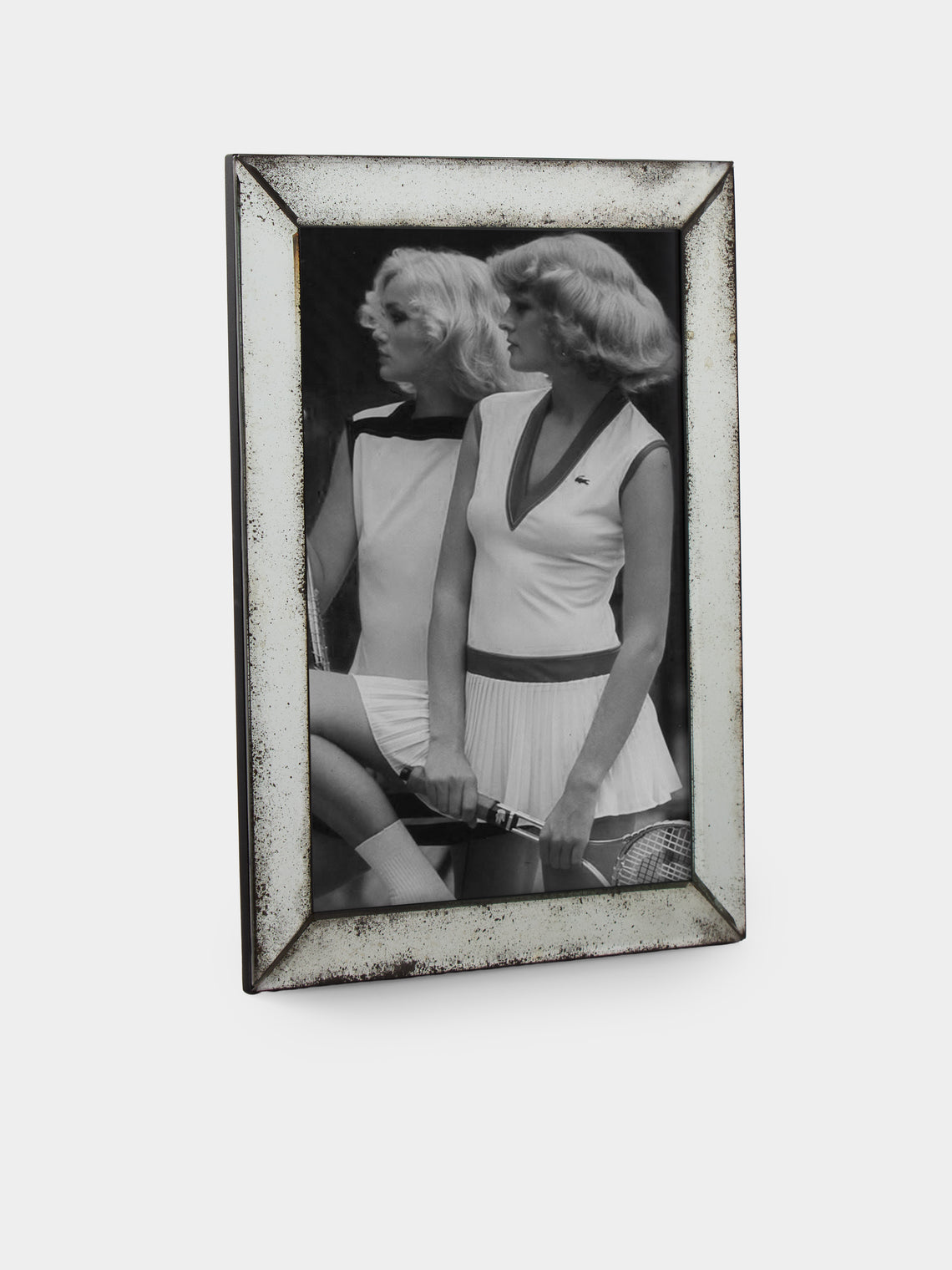 Borgo delle Tovaglie - Firenze Mirrored Glass Photo Frame - Silver - ABASK - 