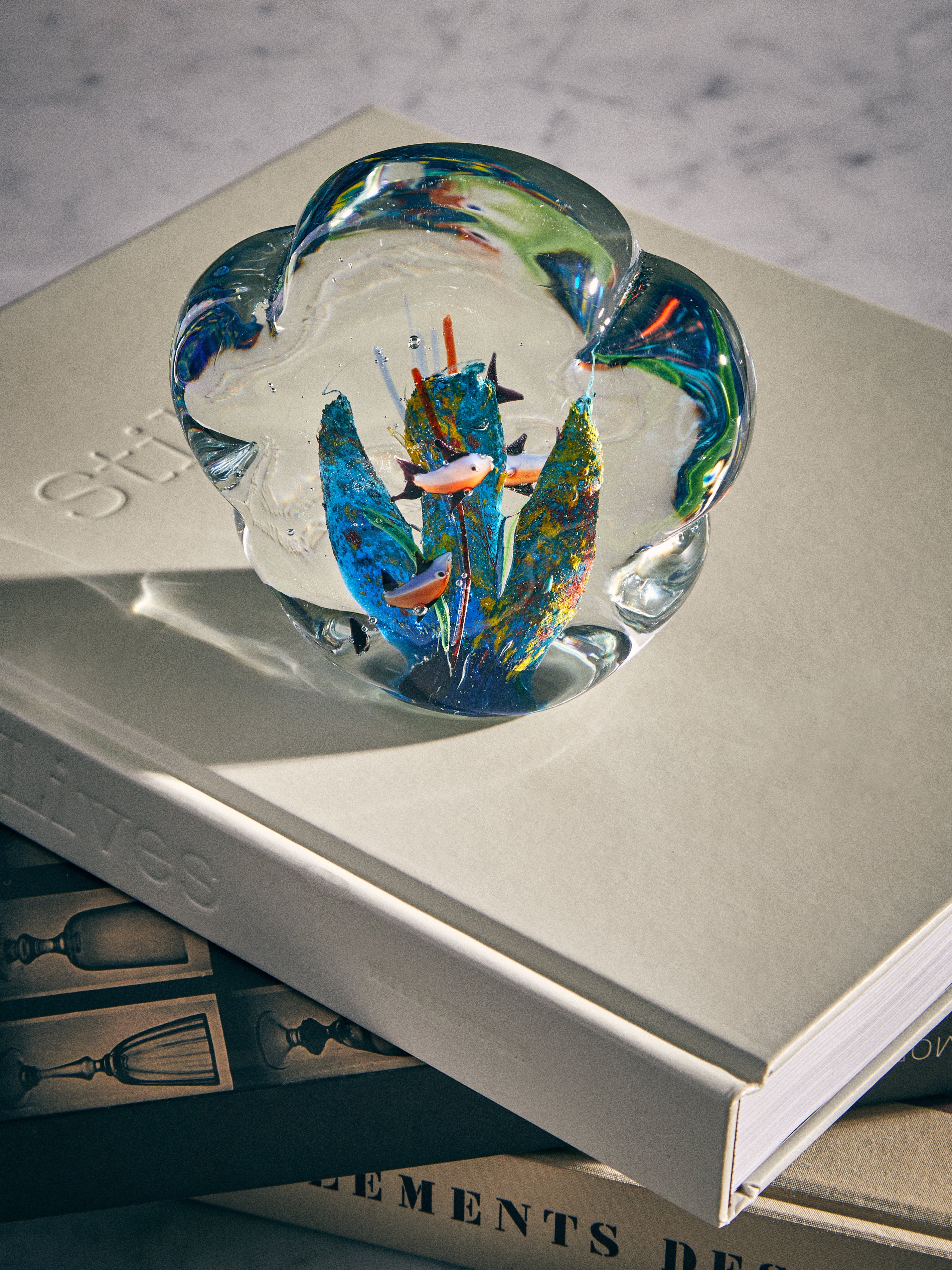 Multiple Paperweights Multiple 1950s Murano Glass Fish Paperweight by Antique and Vintage | ABASK
