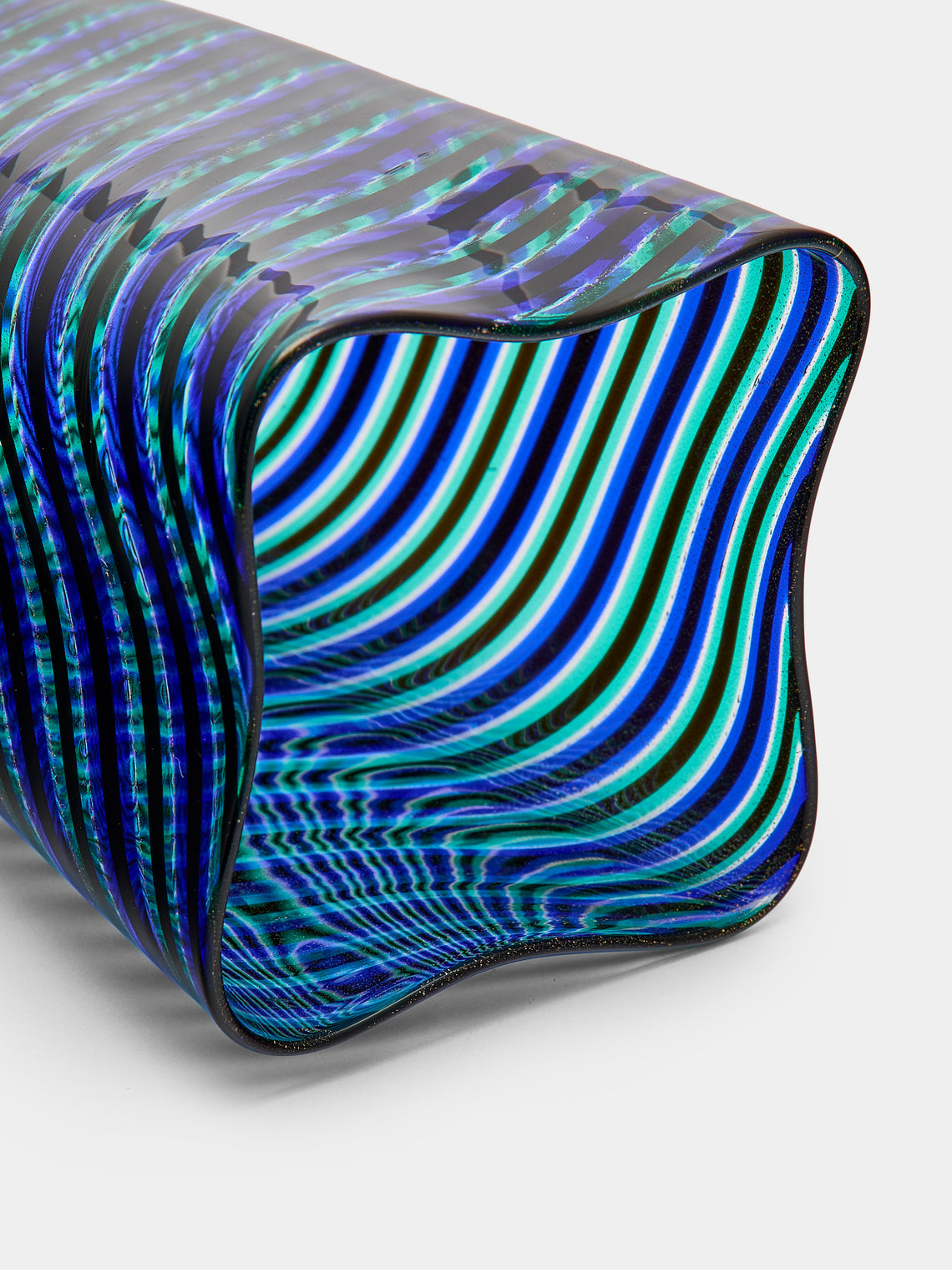 Antique and Vintage - 1960s Ercole Barovier Spira Aurata Murano Glass Vase -  - ABASK