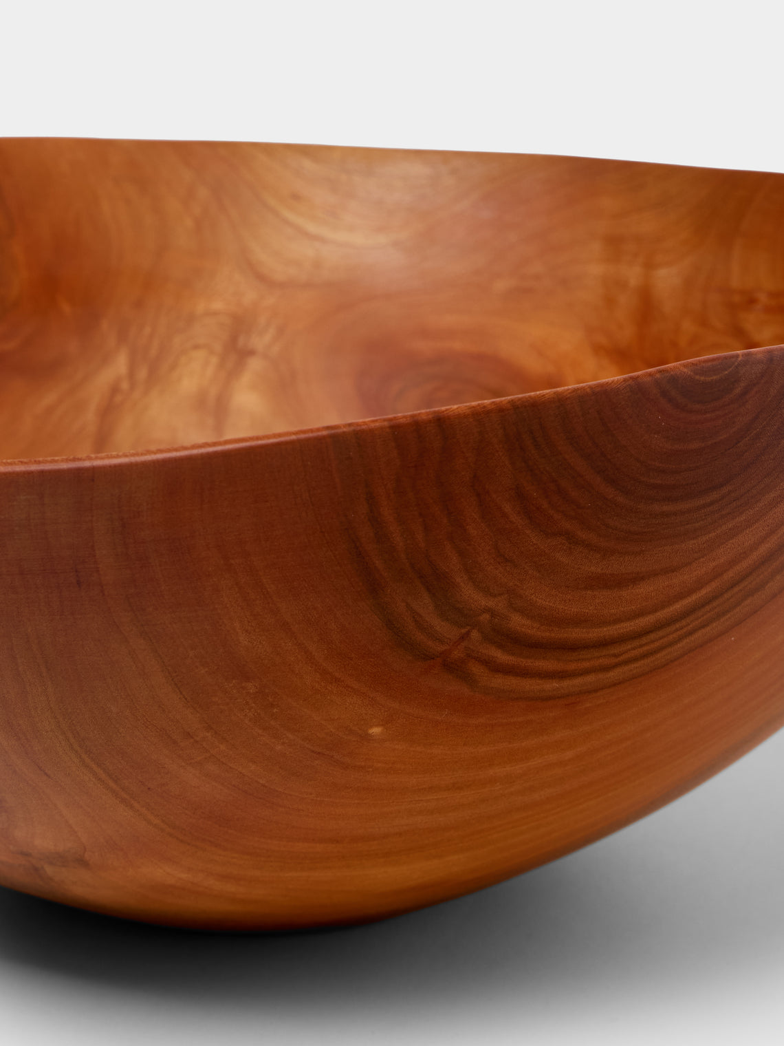Thursday Furniture - Hand-Turned Cherry Bowl - Brown - ABASK