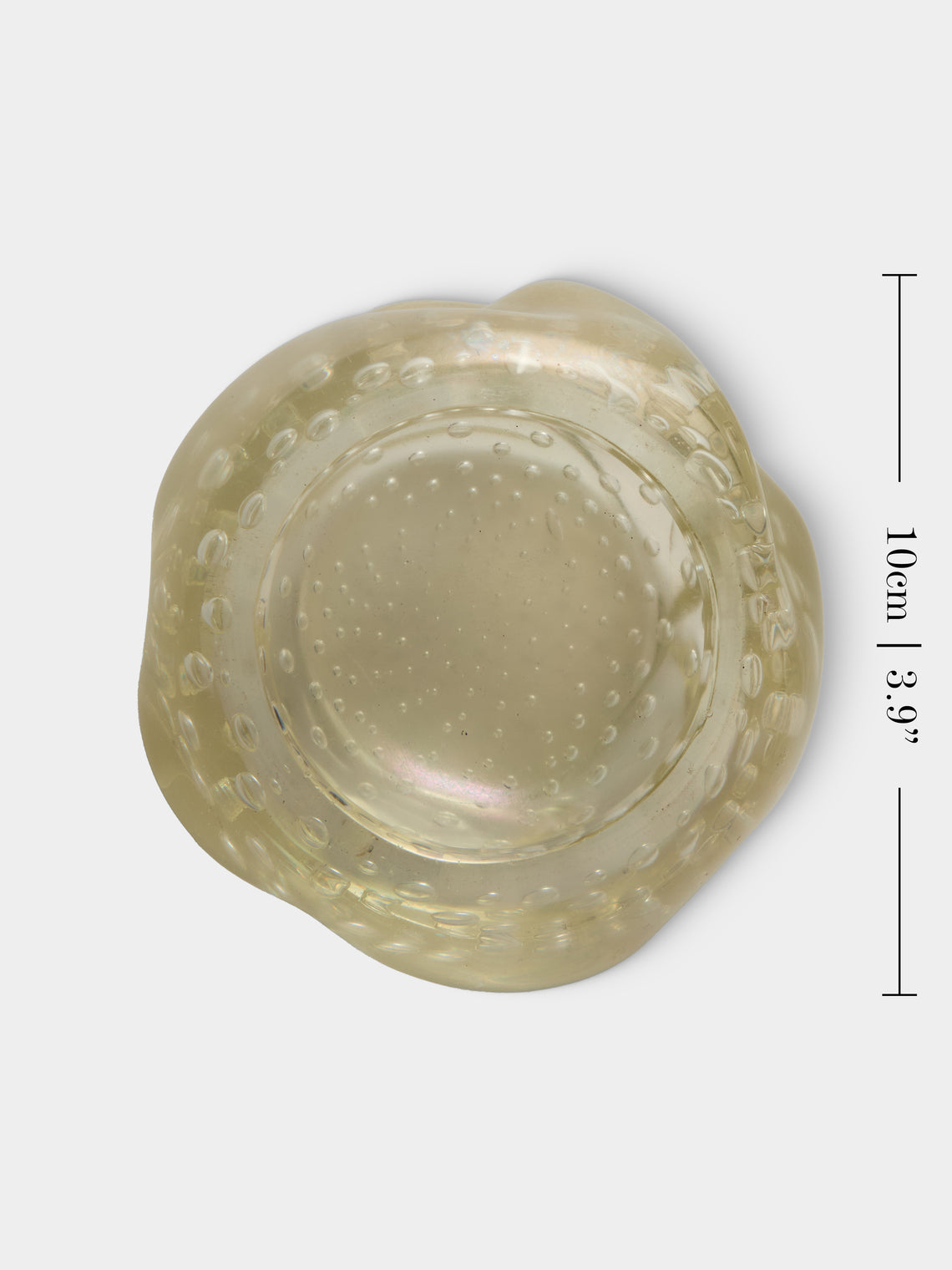 Antique and Vintage - 1940s V.A.M.S.A. Murano Glass Trinket Bowl - White - ABASK