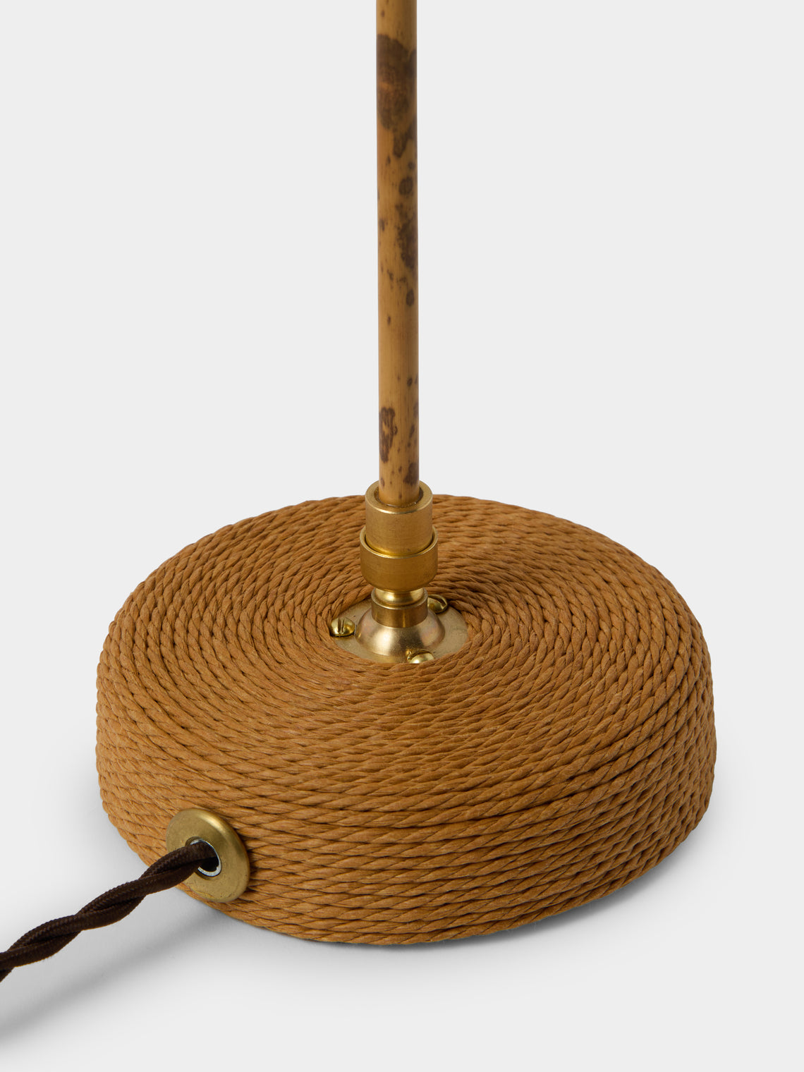 Tennant New York - Ventimiglia Bamboo and Lion's Paw Table Lamp - Orange - ABASK