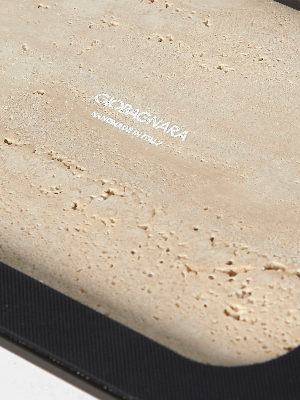 Giobagnara - Polo Marble Valet Tray (9.5in/24cm) - Natural - ABASK