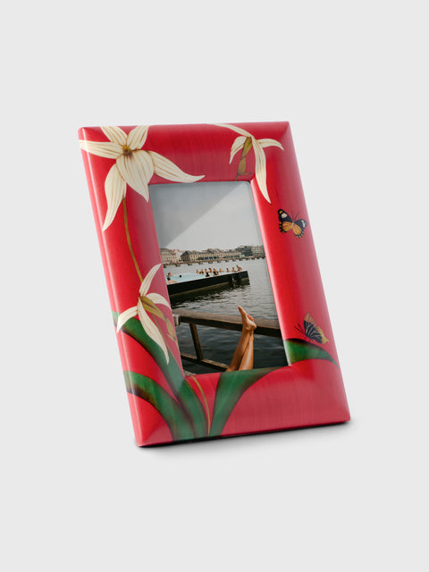 Silvia Furmanovich - Waterlilies Marquetry Wood Photo Frame - Multiple - ABASK - 
