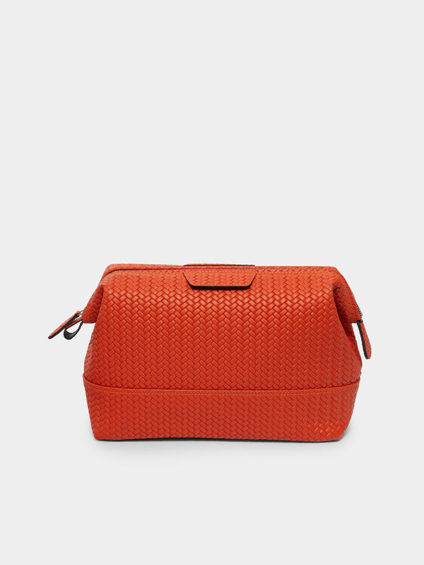 F. Hammann - Leather Large Wash Bag -  - ABASK - 