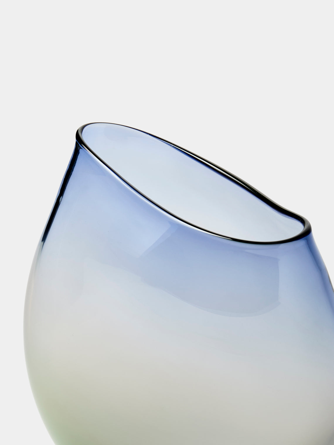 Michele Oberdieck - Ostfriesia Distraction I Hand-Blown Glass Bowl - Blue - ABASK