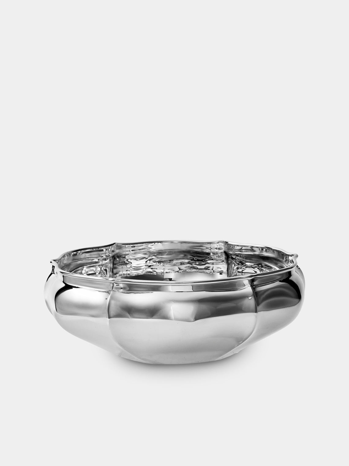 Greggio - 700 Silver-Plated Bowl (8in/21cm) - Silver - ABASK - 