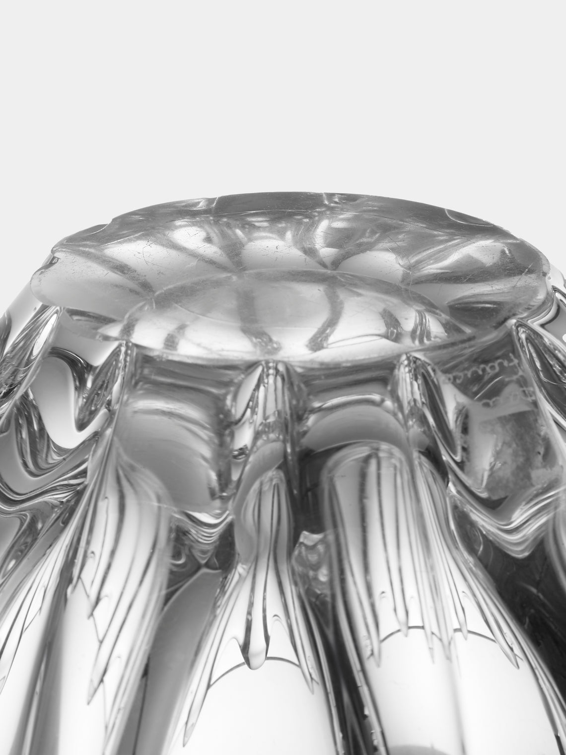 Antique and Vintage - Early-20th-Century Daum Crystal Bowl - Clear - ABASK