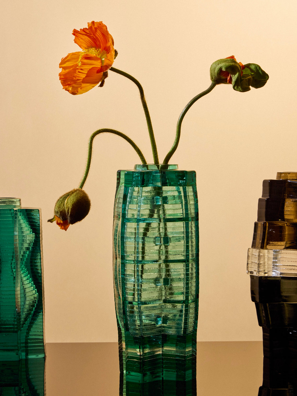 Isabella Kullmann - No. 6 Hand-Blown Glass Vase - Green - ABASK