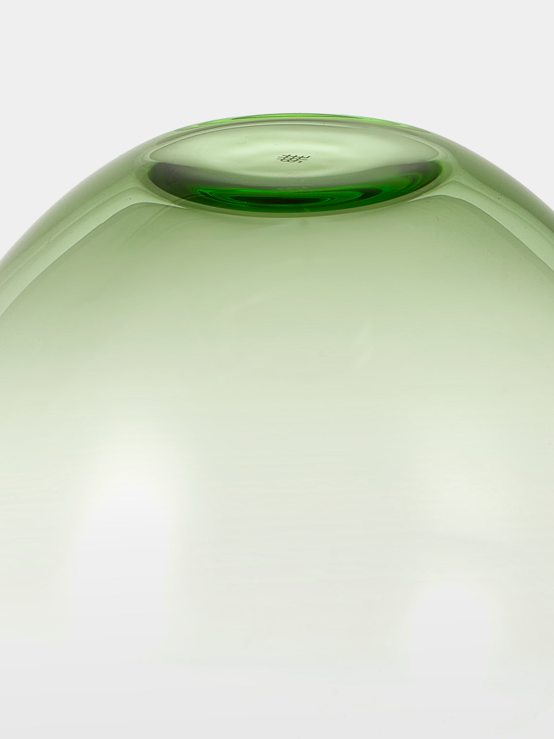 Lobmeyr - BV60 Flower Crystal Bud Vase (4in/10cm) - Green - ABASK