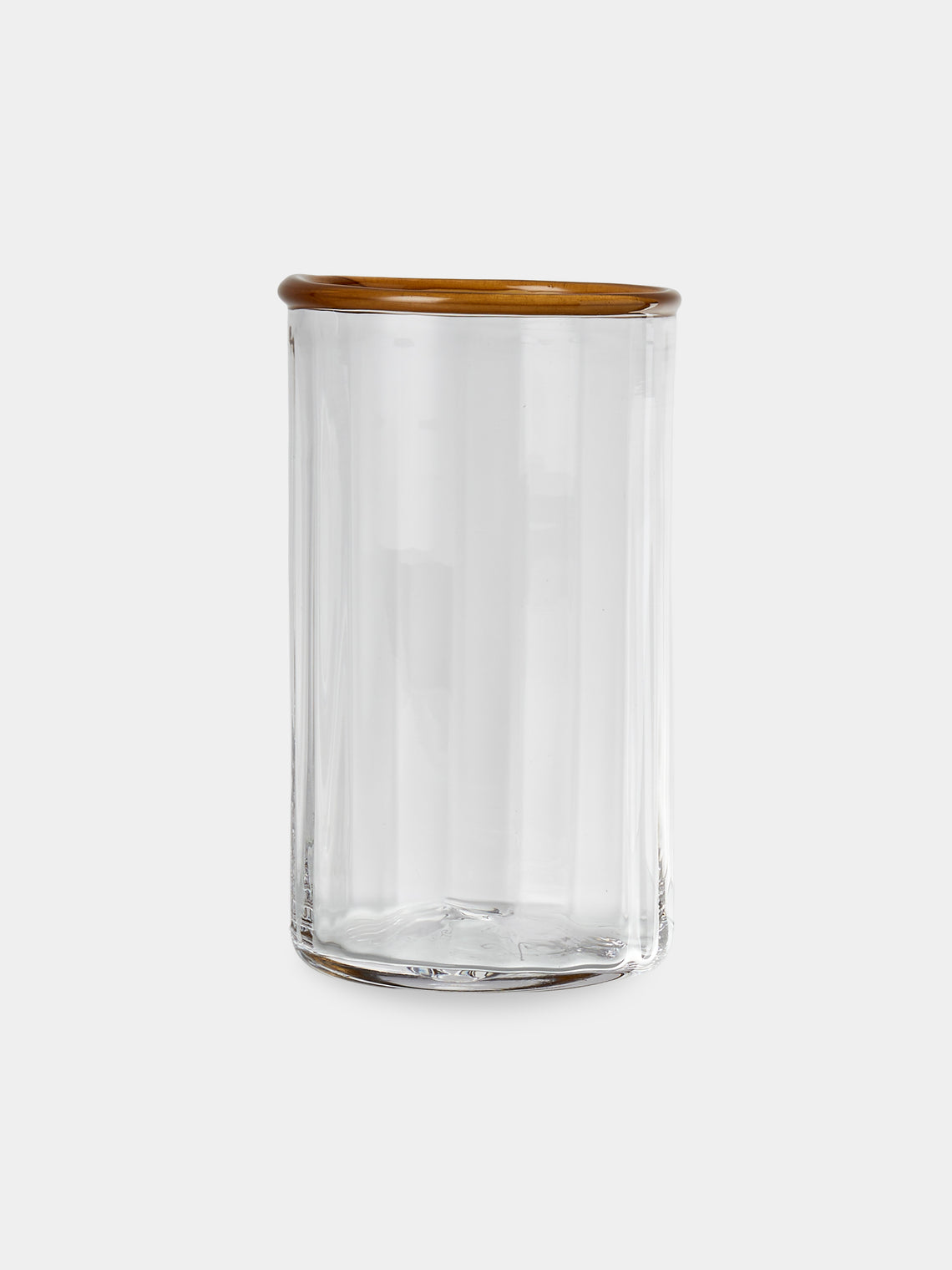 Akua Objects - Peter Hand-Blown Crystal Highballs (Set of 4) - Clear - ABASK